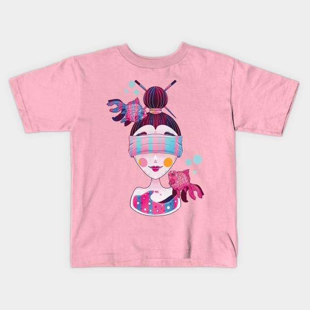 Drowning Kids T-Shirt by Meerie 